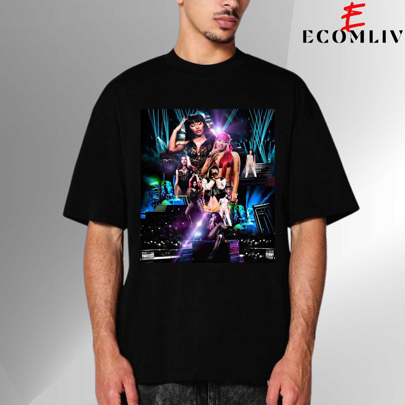 Nicki Minaj Rap Queen Tour Tee, Pink Friday Concert Shirt, Hip Hop Diva Graphic T-Shirt